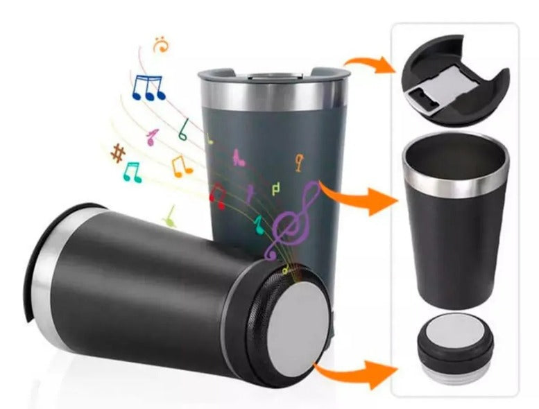 VASO CON BOCINA